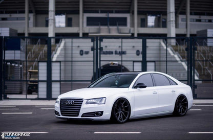 Seitenschweller Ansatz (Paar) passend für Audi A8 D4 Carbon Look