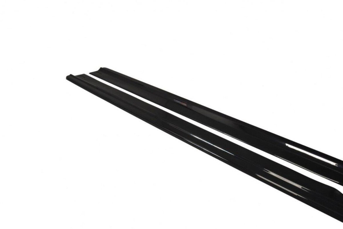 Seitenschweller Ansatz (Paar) passend für Audi A8 D4 Carbon Look