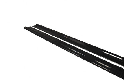 Seitenschweller Ansatz (Paar) passend für Audi A8 D4 Carbon Look