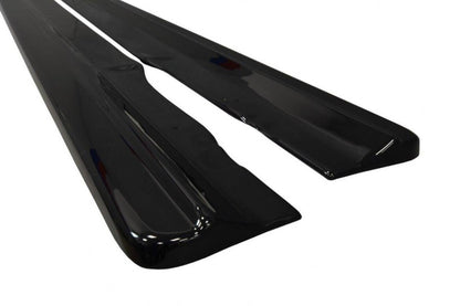 Seitenschweller Ansatz (Paar) passend für Audi A8 D4 Carbon Look