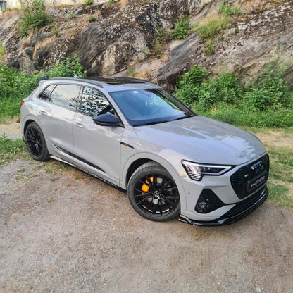 Seitenschweller Ansatz (Paar) passend für Audi e-Tron S-Line schwarz Hochglanz