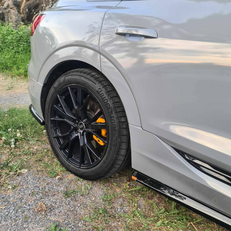 Seitenschweller Ansatz (Paar) passend für Audi e-Tron S-Line schwarz Hochglanz