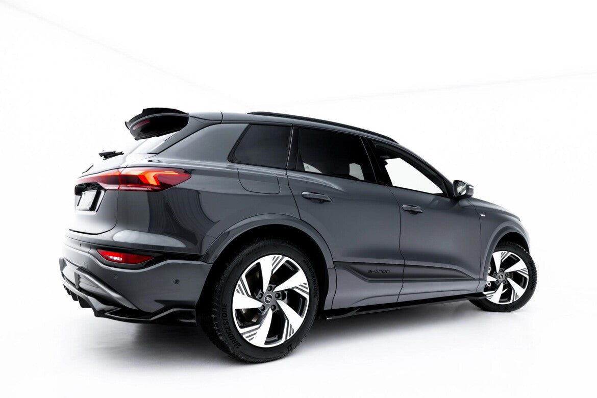Seitenschweller Ansatz (Paar) passend für Audi Q6 e-tron Standard / S-Line / SQ6 e-tron SUV / Sportback Mk1 schwarz Hochglanz
