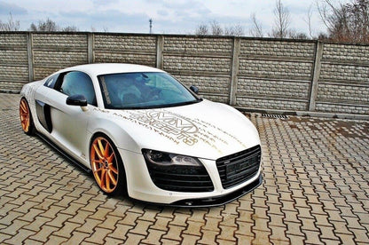 Seitenschweller Ansatz (Paar) passend für Audi R8 Mk.1 schwarz Hochglanz