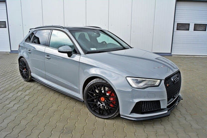 Seitenschweller Ansatz (Paar) passend für Audi RS3 8V Sportback schwarz Hochglanz