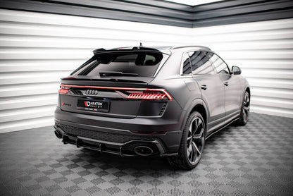 Seitenschweller Ansatz (Paar) passend für Audi RSQ8 Mk1 schwarz Hochglanz