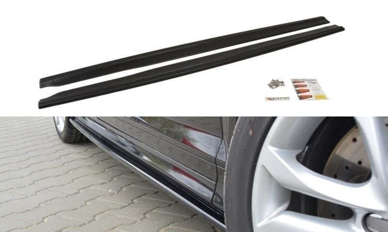 Seitenschweller Ansatz (Paar) passend für Audi S3 8P / S3 8P FL / RS3 8P schwarz Hochglanz