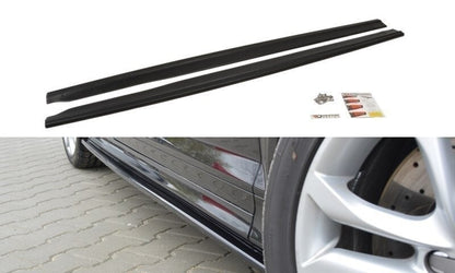 Seitenschweller Ansatz (Paar) passend für Audi S3 8P / S3 8P FL / RS3 8P schwarz Hochglanz