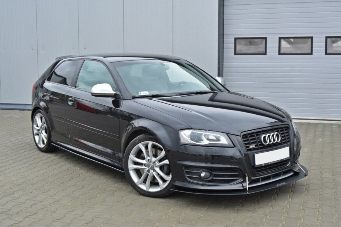 Seitenschweller Ansatz (Paar) passend für Audi S3 8P / S3 8P FL / RS3 8P schwarz Hochglanz