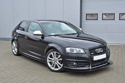Seitenschweller Ansatz (Paar) passend für Audi S3 8P / S3 8P FL / RS3 8P schwarz Hochglanz