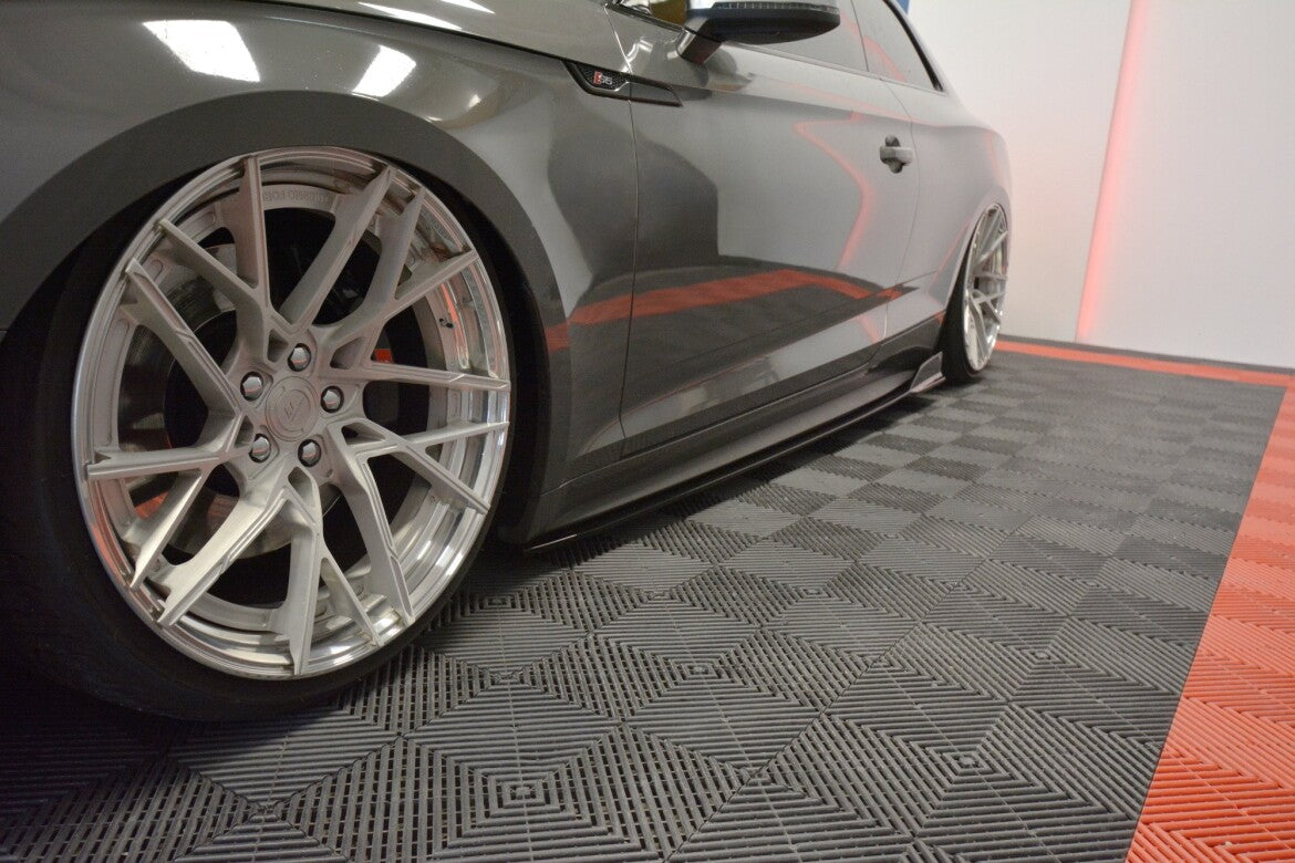 Seitenschweller Ansatz (Paar) passend für Audi S5 / A5 S-Line F5 Coupe