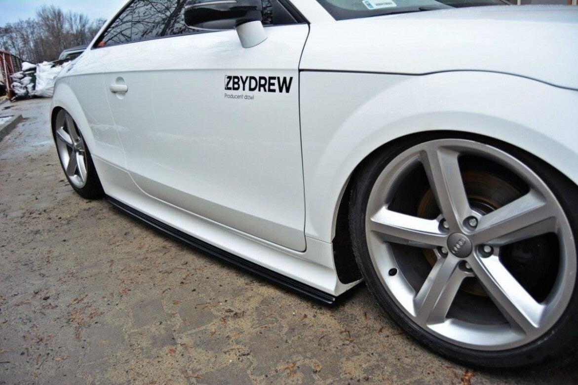 Seitenschweller Ansatz (Paar) passend für Audi TT RS 8J Carbon Look