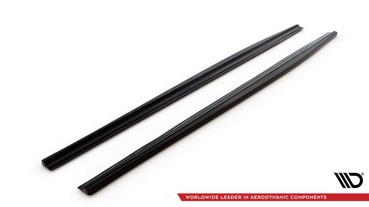 Seitenschweller Ansatz (Paar) passend für BMW 1er M-Paket / M135i / M140i F21 / F21 FL schwarz Hochglanz