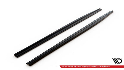 Seitenschweller Ansatz (Paar) passend für BMW 1er M-Paket / M135i / M140i F21 / F21 FL schwarz Hochglanz