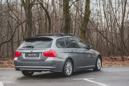 Seitenschweller Ansatz (Paar) passend für BMW 3er E90/E91 FL schwarz Hochglanz