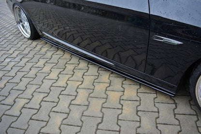 Seitenschweller Ansatz (Paar) passend für BMW 3er E92 M Paket FL schwarz Hochglanz