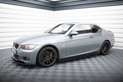 Seitenschweller Ansatz (Paar) passend für BMW 3er E92 M-Paket schwarz Hochglanz