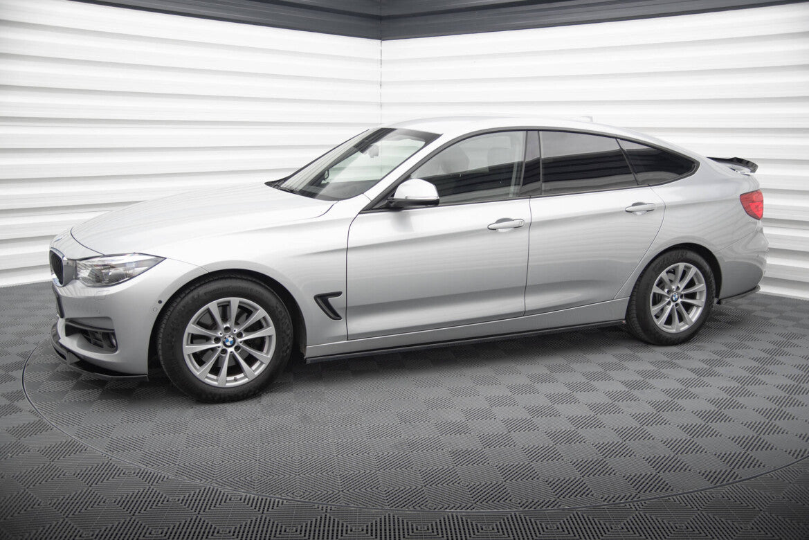 Seitenschweller Ansatz (Paar) passend für BMW 3er GT F34 schwarz Hochglanz