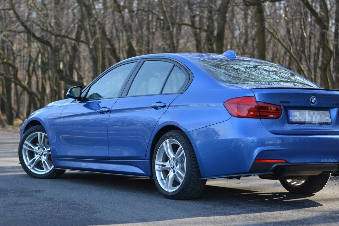 Seitenschweller Ansatz (Paar) passend für BMW 3er M-Paket F30 / F30 FL schwarz Hochglanz
