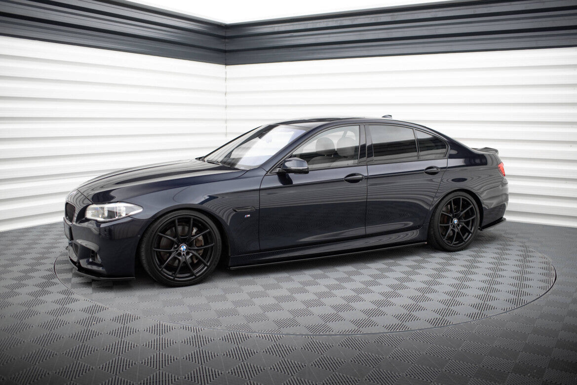 Seitenschweller Ansatz (Paar) passend für BMW 5er F10/ F11 M-POWER/ M Paket schwarz Hochglanz