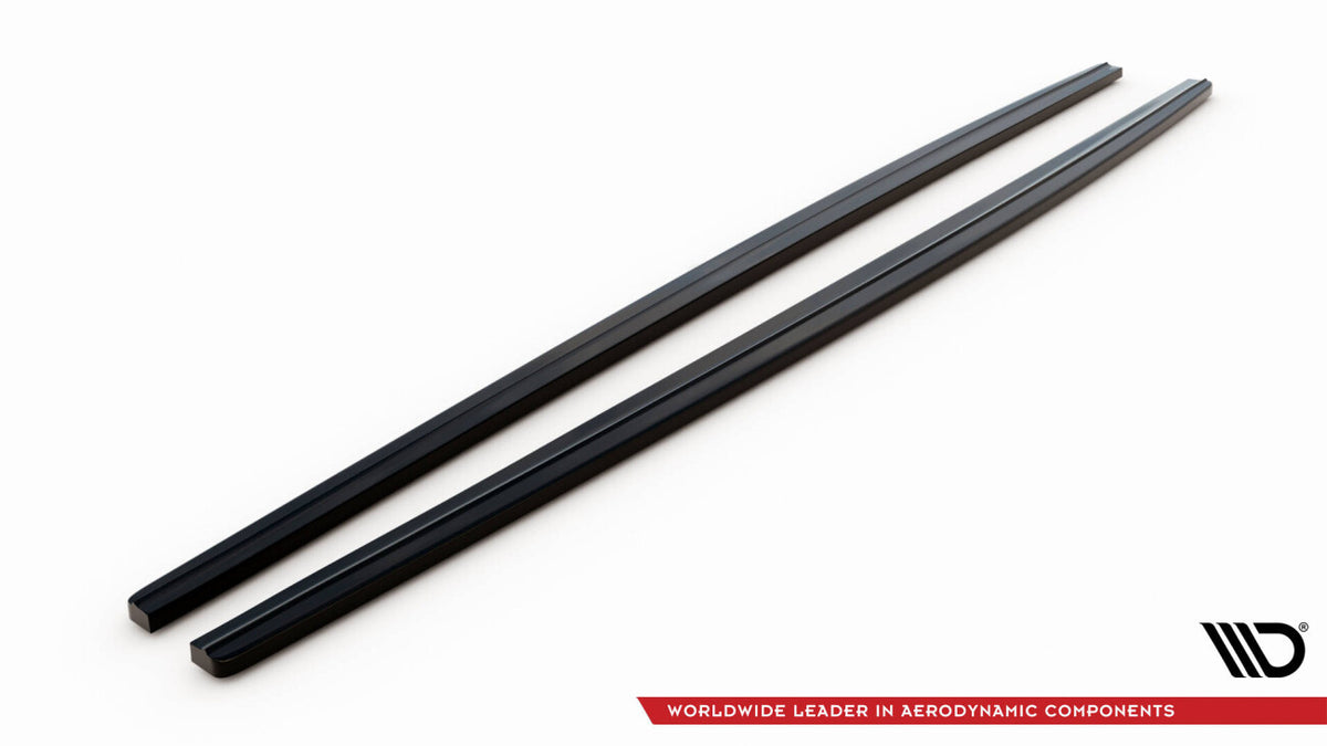 Seitenschweller Ansatz (Paar) passend für BMW 5er F10/ F11 M-POWER/ M Paket schwarz Hochglanz
