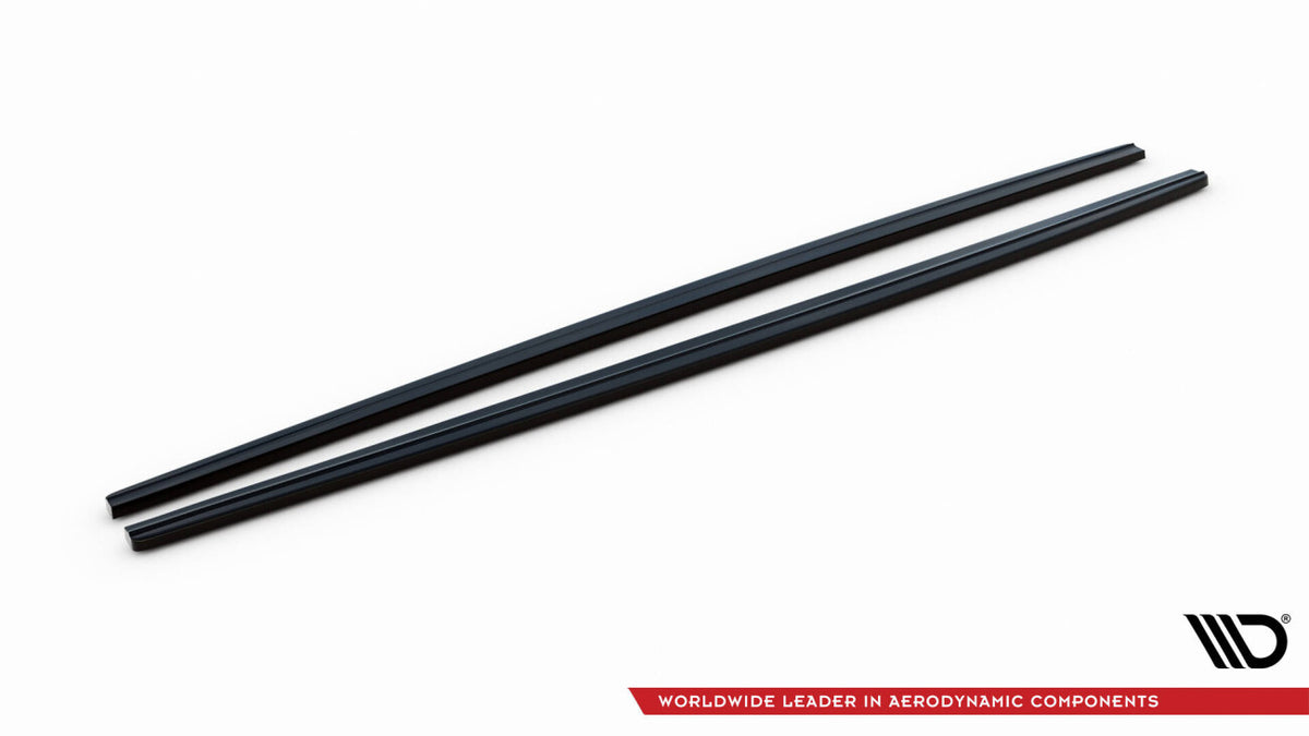 Seitenschweller Ansatz (Paar) passend für BMW 5er F10/ F11 M-POWER/ M Paket schwarz Hochglanz