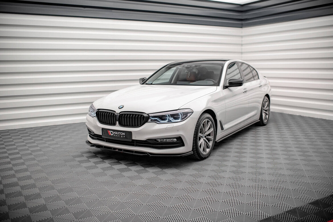 Seitenschweller Ansatz (Paar) passend für BMW 5er G30 / G31 schwarz Hochglanz
