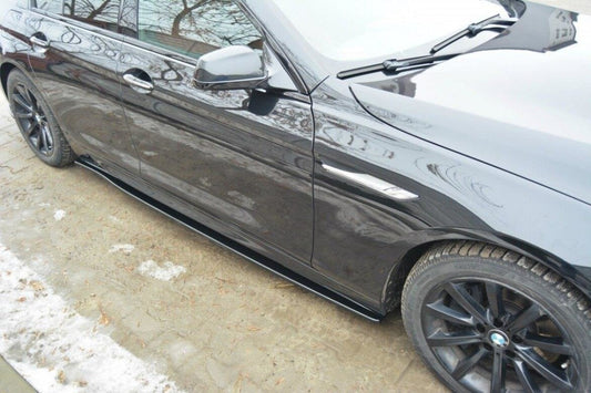 Seitenschweller Ansatz (Paar) passend für BMW 6er Gran Coupe M-Paket F06 schwarz Hochglanz
