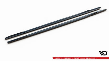 Seitenschweller Ansatz (Paar) passend für BMW 6er GT G32 M-Paket schwarz Hochglanz