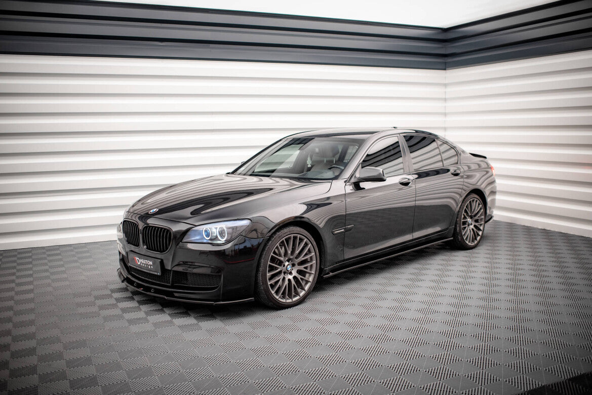 Seitenschweller Ansatz (Paar) passend für BMW 7 M-Paket F01 schwarz Hochglanz