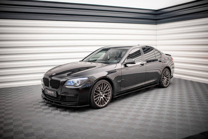 Seitenschweller Ansatz (Paar) passend für BMW 7 M-Paket F01 schwarz Hochglanz