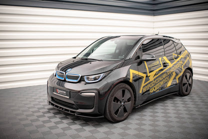 Seitenschweller Ansatz (Paar) passend für BMW i3 S Mk1 FL schwarz Hochglanz