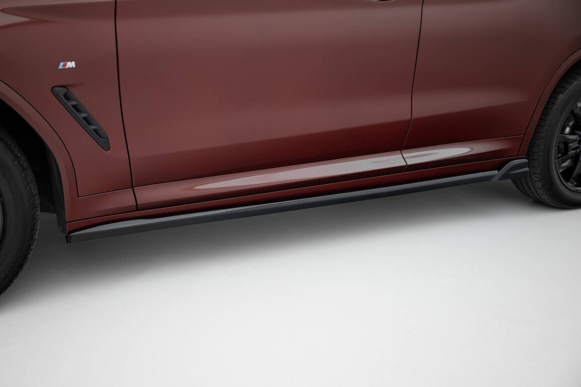 Seitenschweller Ansatz (Paar) passend für BMW iX3 M-Paket G08 FL schwarz Hochglanz