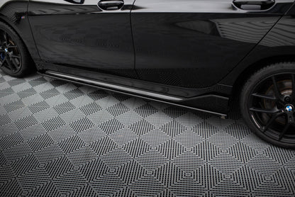 Seitenschweller Ansatz (Paar) passend für BMW M135i M-Performance F40 schwarz Hochglanz