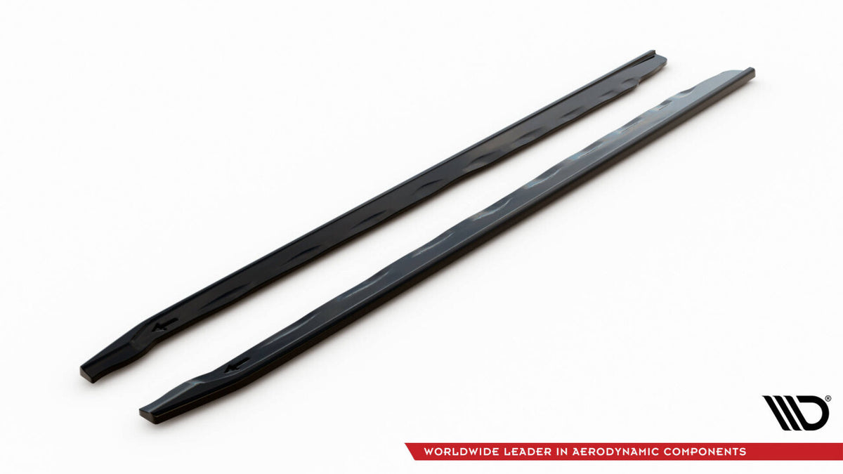 Seitenschweller Ansatz (Paar) passend für BMW M135i M-Performance F40 schwarz Hochglanz