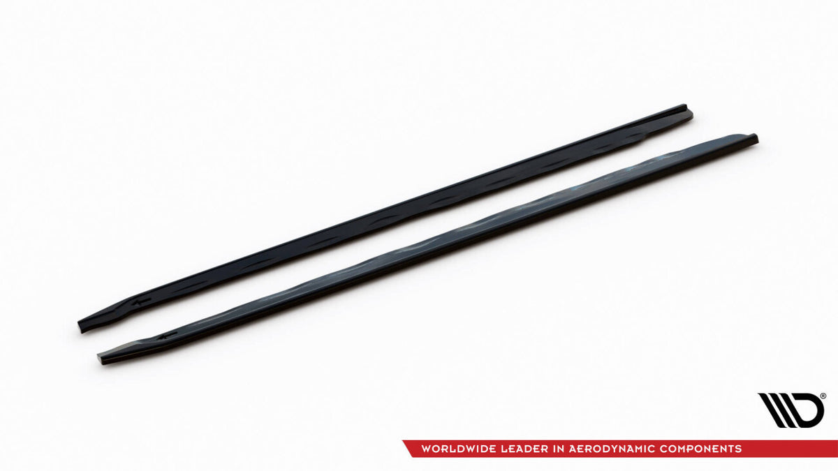 Seitenschweller Ansatz (Paar) passend für BMW M135i M-Performance F40 schwarz Hochglanz