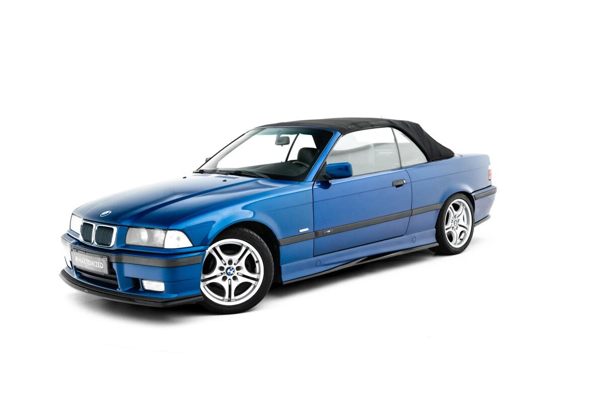 Seitenschweller Ansatz (Paar) passend für BMW M3 / 3 M-Paket Coupe / Cabrio E36 schwarz Hochglanz