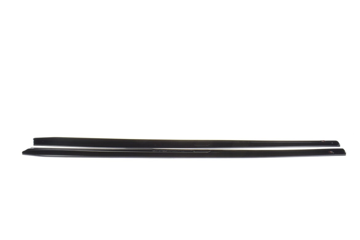 Seitenschweller Ansatz (Paar) passend für BMW M3 F80 schwarz Hochglanz