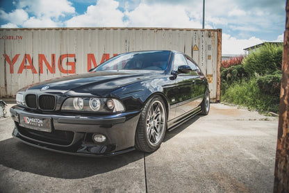 Seitenschweller Ansatz (Paar) passend für BMW M5 / 5 M-Paket E39 schwarz Hochglanz