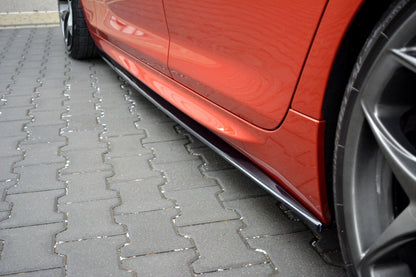 Seitenschweller Ansatz (Paar) passend für BMW M6 GRAN Coupe schwarz Hochglanz