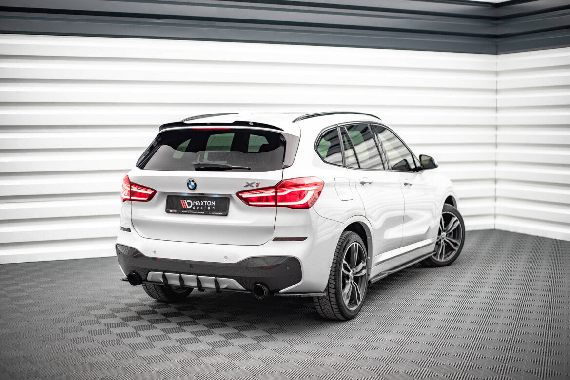 Seitenschweller Ansatz (Paar) passend für BMW X1 M-Paket F48 / F48 FL schwarz Hochglanz