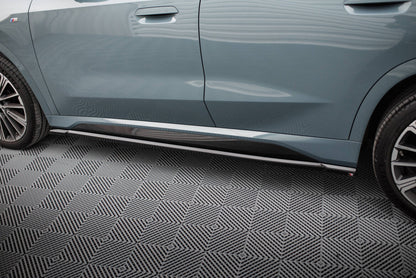 Seitenschweller Ansatz (Paar) passend für BMW X1 M-Paket U11 schwarz Hochglanz