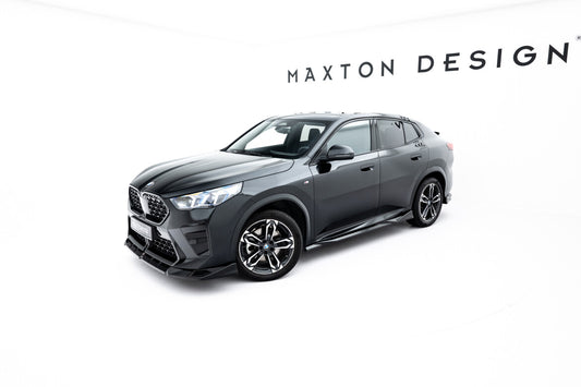 Seitenschweller Ansatz (Paar) passend für BMW X2 M35i U10 schwarz Hochglanz