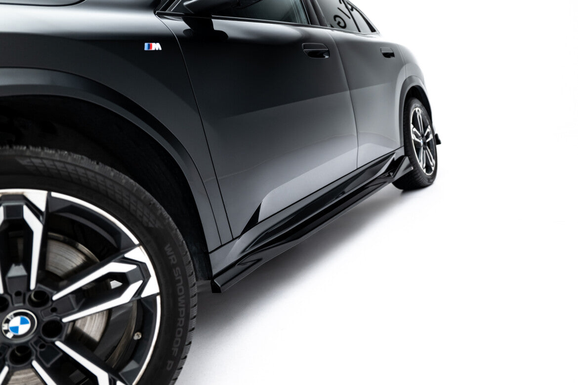 Seitenschweller Ansatz (Paar) passend für BMW X2 M35i U10 schwarz Hochglanz