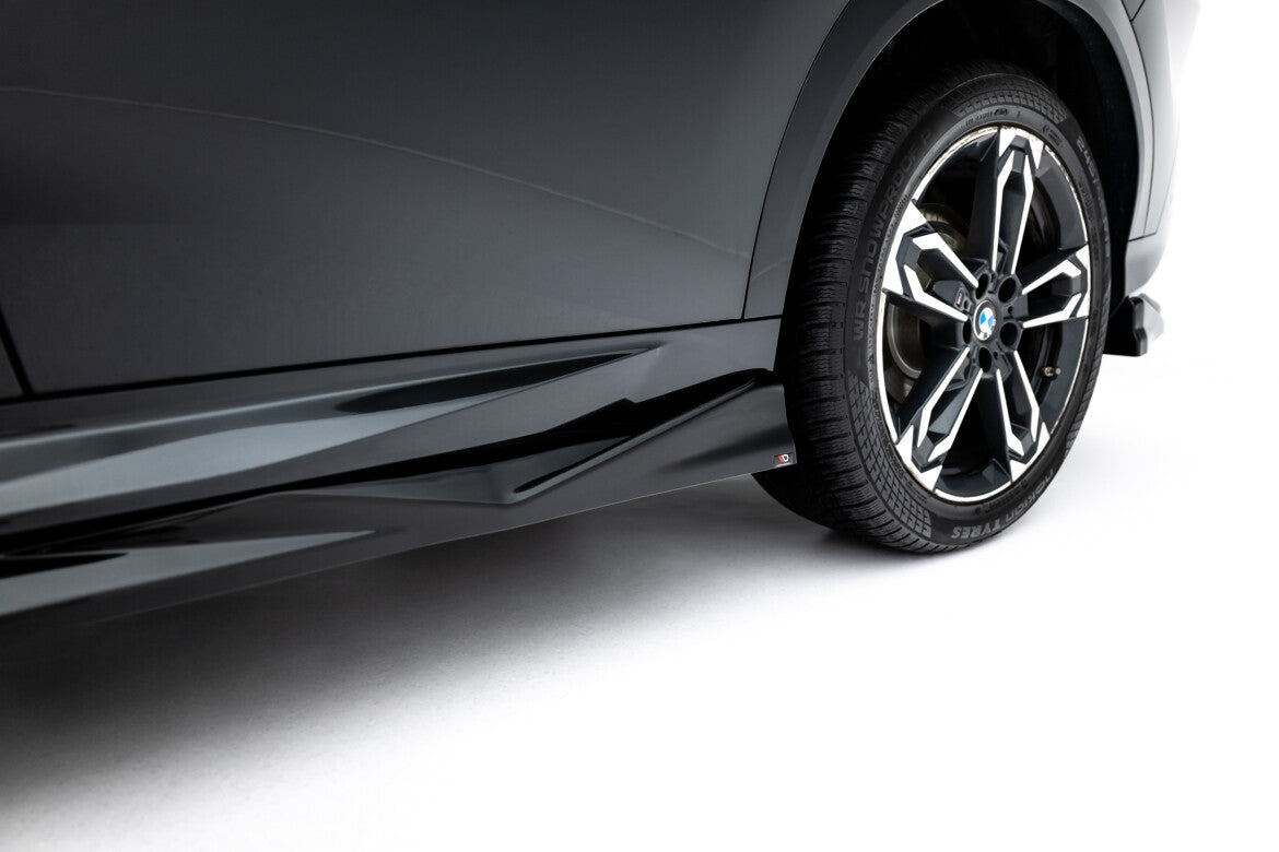 Seitenschweller Ansatz (Paar) passend für BMW X2 M35i U10 schwarz Hochglanz
