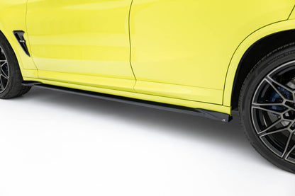 Seitenschweller Ansatz (Paar) passend für BMW X4M F98 FL schwarz Hochglanz