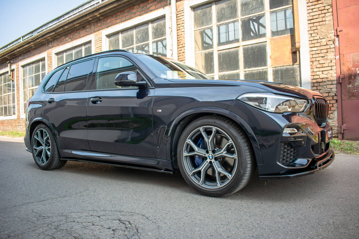 Seitenschweller Ansatz (Paar) passend für BMW X5 G05 M Paket schwarz Hochglanz