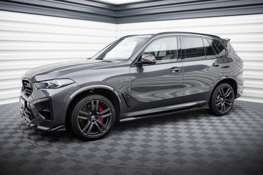 Seitenschweller Ansatz (Paar) passend für BMW X5 M F95 / F95 FL schwarz Hochglanz