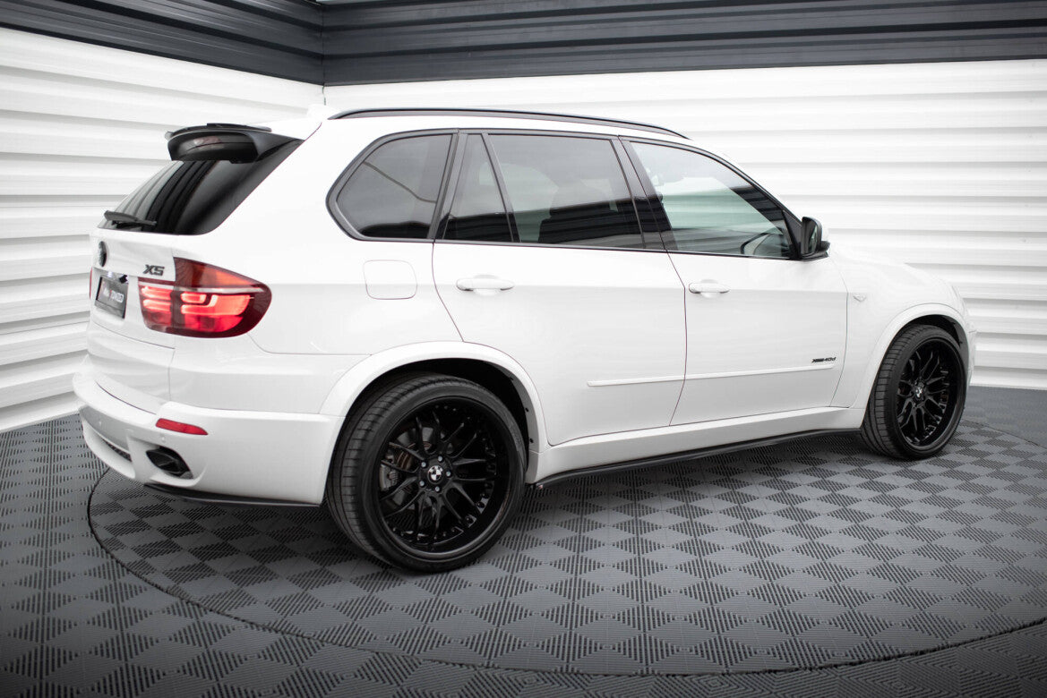Seitenschweller Ansatz (Paar) passend für BMW X5 M-Paket E70 FL schwarz Hochglanz