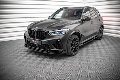 Seitenschweller Ansatz (Paar) passend für BMW X5M F95 / F95 FL schwarz Hochglanz